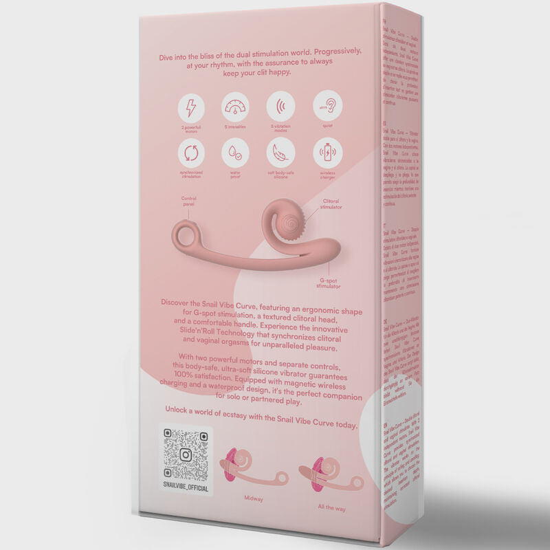 SLAK VIBE - CURVE ORANJE VIBRATOR