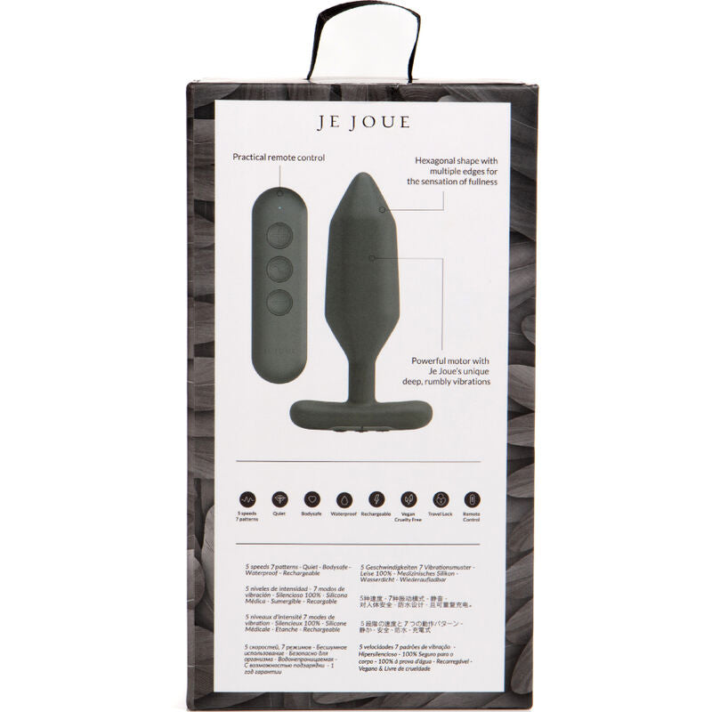JE JOUE - ONYX ANAL PLUG VIBRATEUR NOIR
