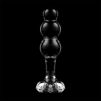 NEBULA SERIES BY IBIZA - MODELL 1 STECKER BOROSILIKATGLAS TRANSPARENT 10.5 CM -O- 3 CM