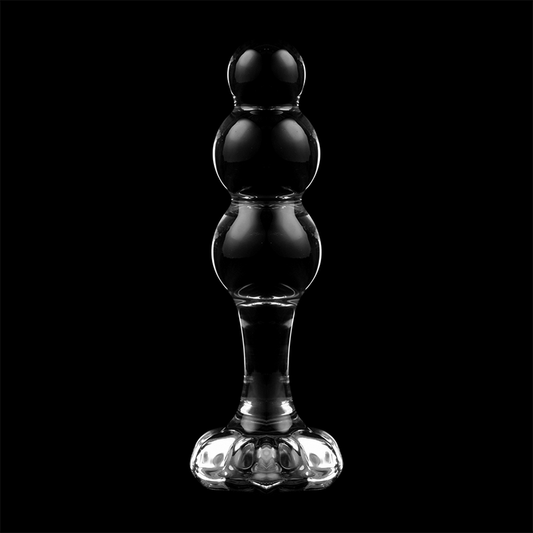 NEBULA SERIES BY IBIZA - MODELL 1 STECKER BOROSILIKATGLAS TRANSPARENT 10.5 CM -O- 3 CM