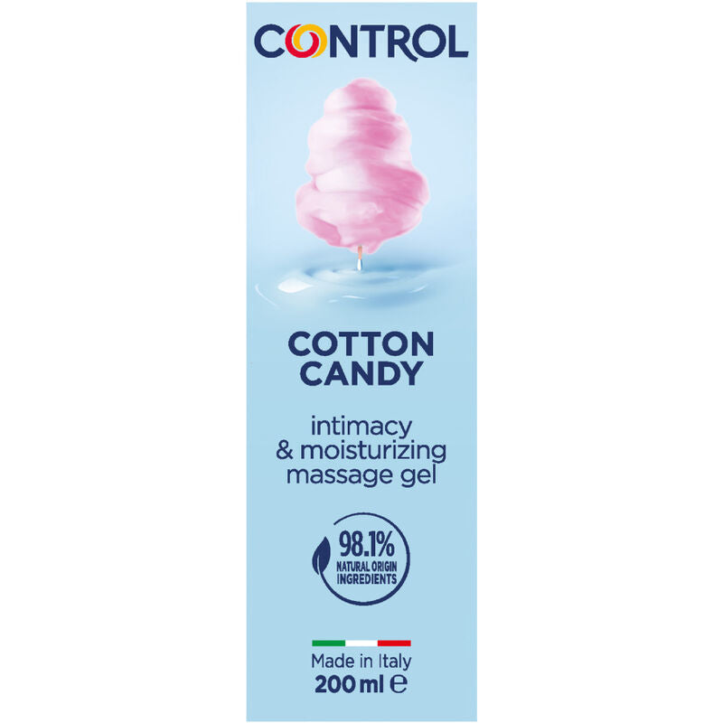 CONTROL - GEL DE MASSAGE À LA BARBE À PAPA 3 EN 1 200 ML