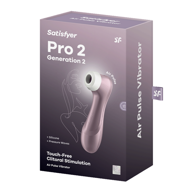 SATISFYER - PRO 2 LUCHTPULSSTIMULATOR BLAUW