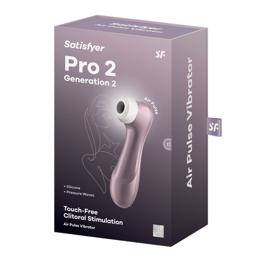 SATISFYER - STIMULATEUR À IMPULSIONS D'AIR PRO 2 BLEU