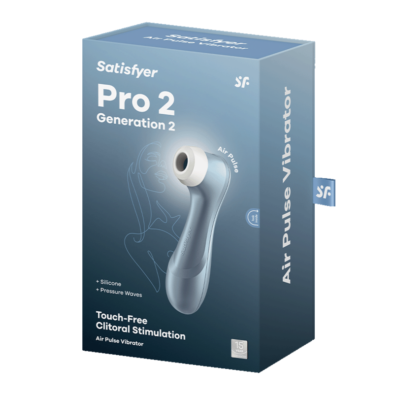 SATISFYER - PRO 2 LUCHTPULSSTIMULATOR BLAUW