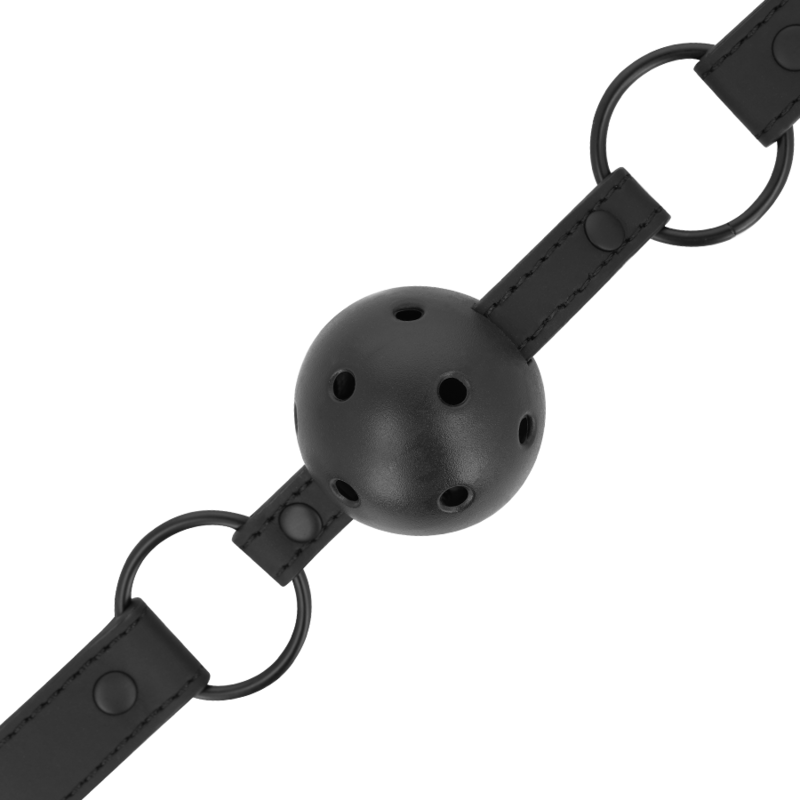 INTENS - FETISH BALL GAG GEMAAKT VAN VEGAN LEDER