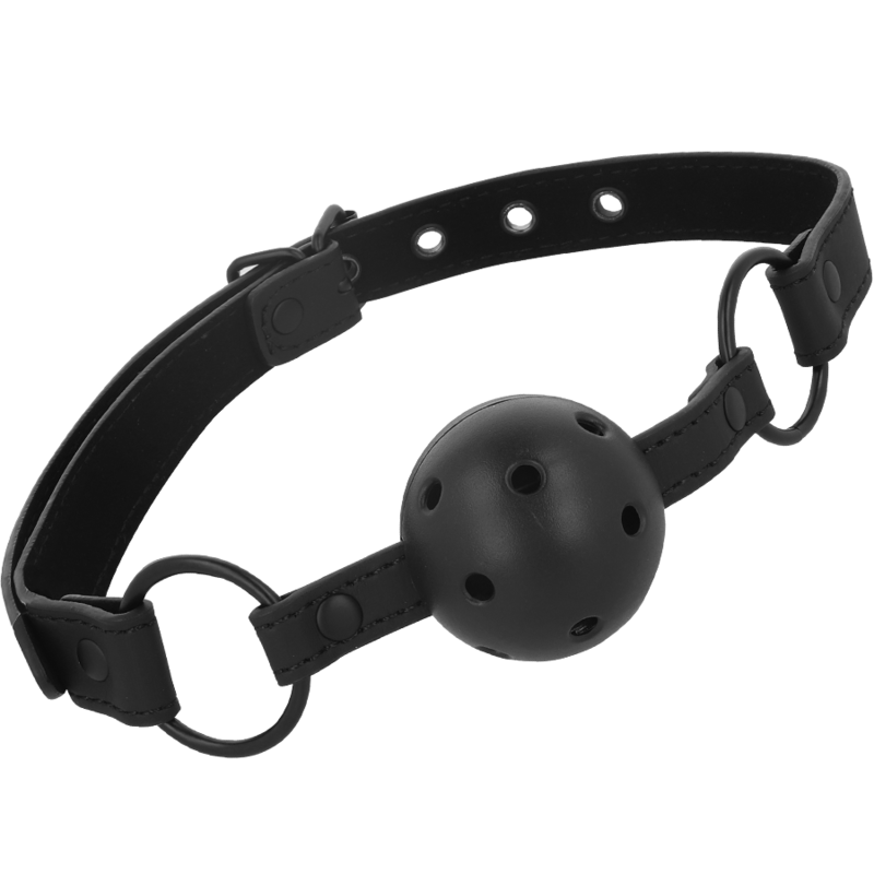 INTENS - FETISH BALL GAG GEMAAKT VAN VEGAN LEDER