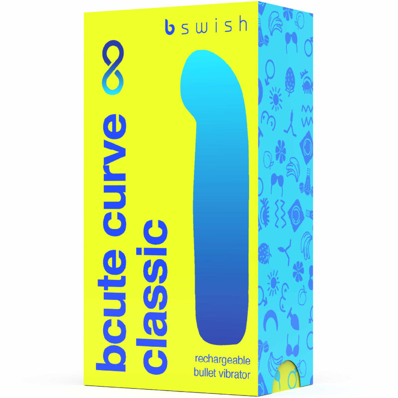 B SWISH - BCUTE CURVE INFINITE CLASSIC VIBRATEUR RECHARGEABLE EN SILICONE JAUNE