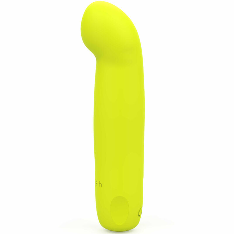 B SWISH - BCUTE CURVE INFINITE CLASSIC ÉDITION LIMITÉE VIBRATEUR RECHARGEABLE EN SILICONE JAUNE