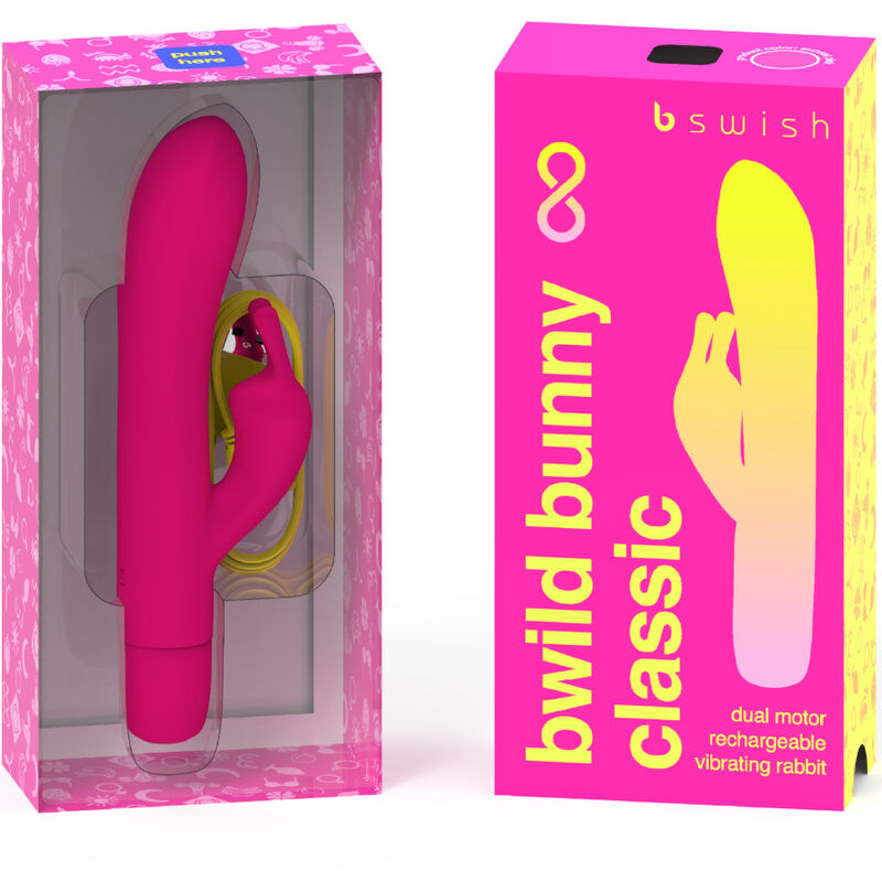 B SWISH - BWILD BUNNY INFINITE CLASSIQUE VIBRATEUR RECHARGEABLE ROSE SILICONE