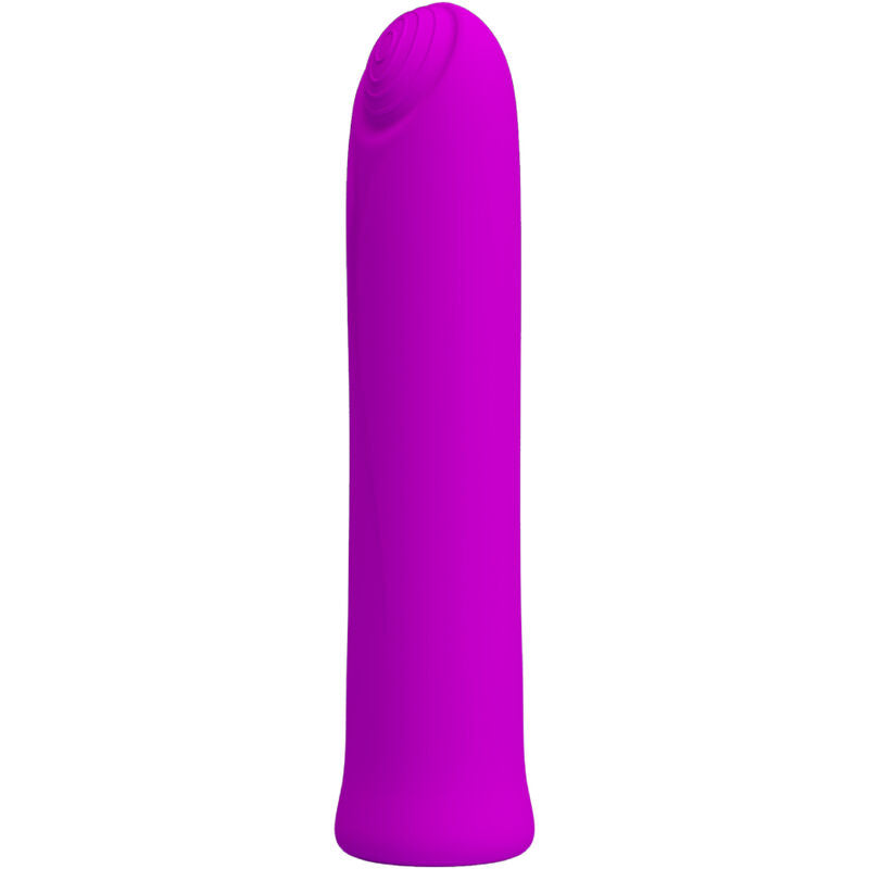 PRETTY LOVE - CURTIS MINI VIBRATEUR SUPER PUISSANT 12 VIBRATIONS EN SILICONE VIOLET