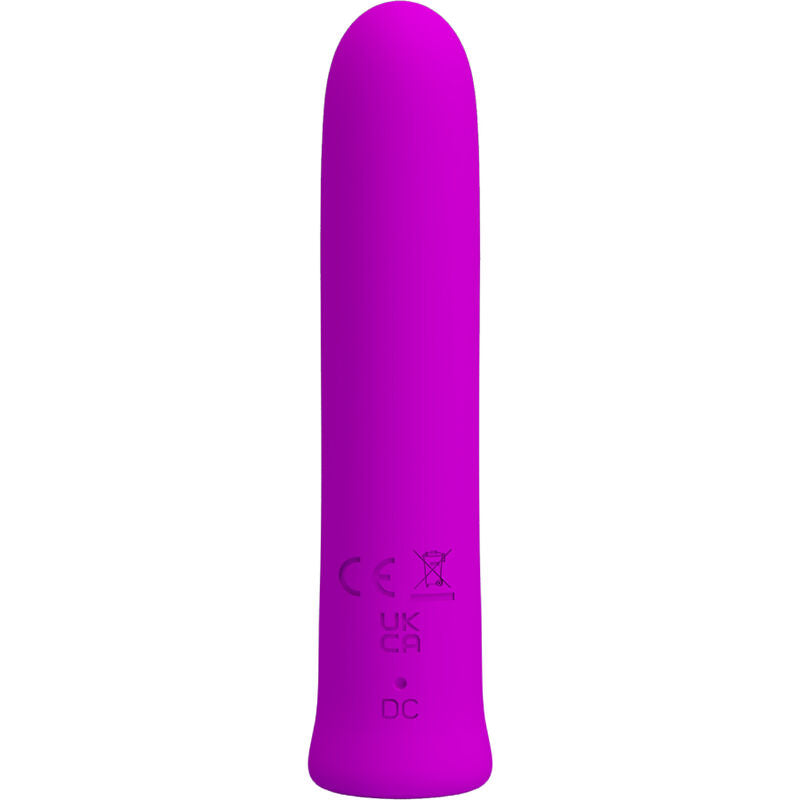 PRETTY LOVE - CURTIS MINI VIBRATEUR SUPER PUISSANT 12 VIBRATIONS EN SILICONE VIOLET