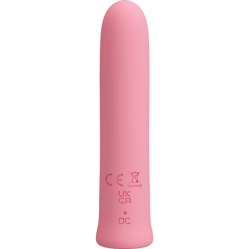 PRETTY LOVE - CURTIS MINI VIBRATEUR SUPER PUISSANT 12 VIBRATIONS EN SILICONE ROSE