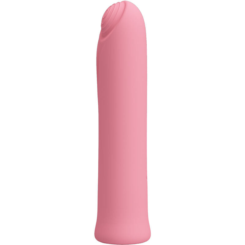 PRETTY LOVE - CURTIS MINI VIBRATEUR SUPER PUISSANT 12 VIBRATIONS EN SILICONE ROSE