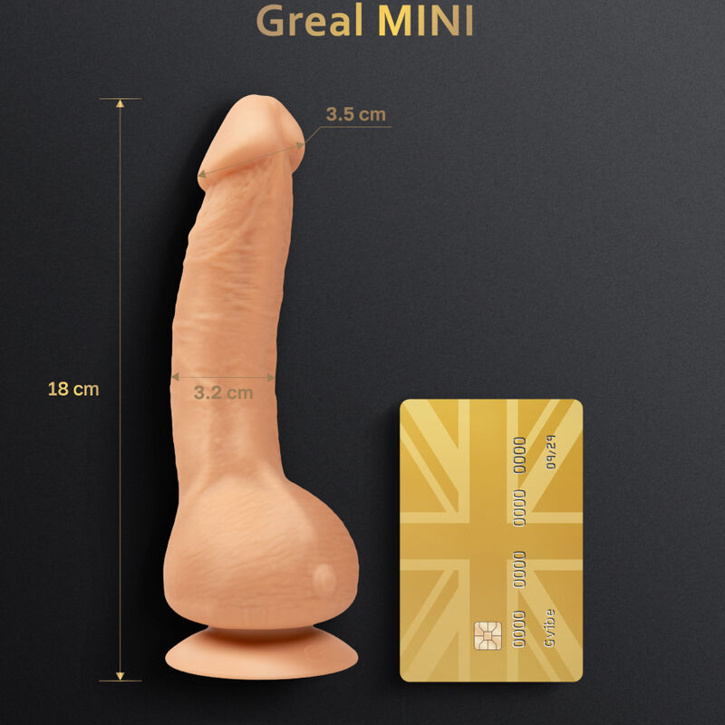 G-VIBE - GRAND MINI VIBRATEUR DILDO EN SILICONE NATUREL