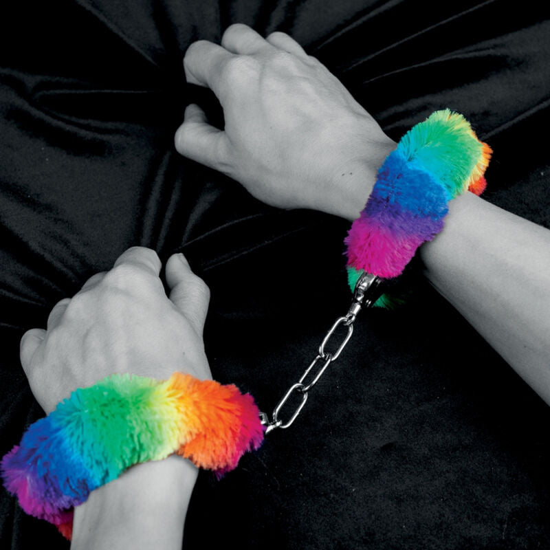 SPENCER &amp; FLEETWOOD - METALEN HANDBOEIEN MET REGENBOOGVOERING