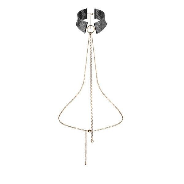 BIJOUX - COLLIER DÉSIR MÉTALLIQUE NOIR MÉTALLIQUE