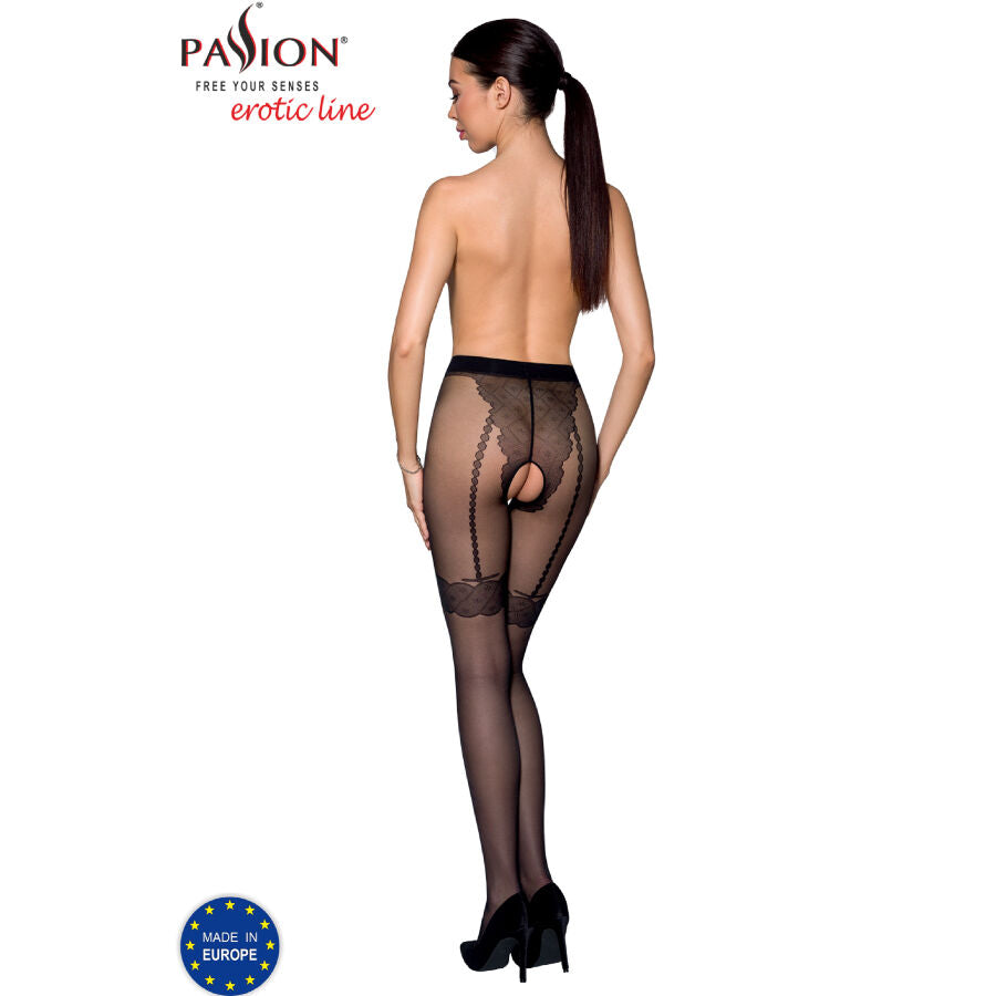 PASSIE - TIOPEN 016 ZWARTE PANTY 3/4 20 DEN
