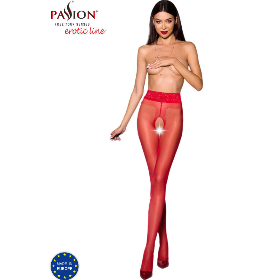 PASSIE - TIOPEN 001 RODE PANTY 3/4 20 DEN