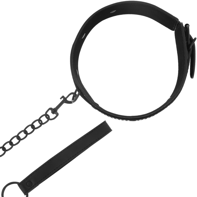 INTENSE - COLLIER FÉTICHISME EN CUIR VEGAN