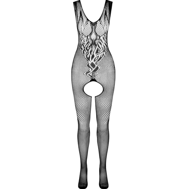 PASSIE - BS098 WITTE BODYSTOCKING, ÉÉN MAAT
