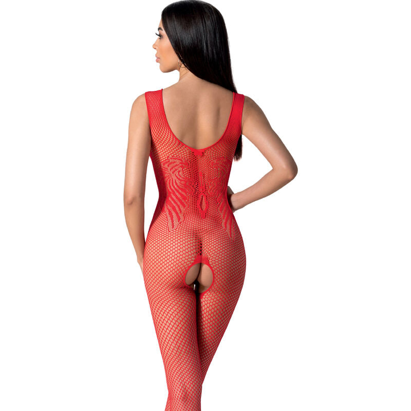 PASSION - BS098 BODYSTOCKING BLANC, TAILLE UNIQUE