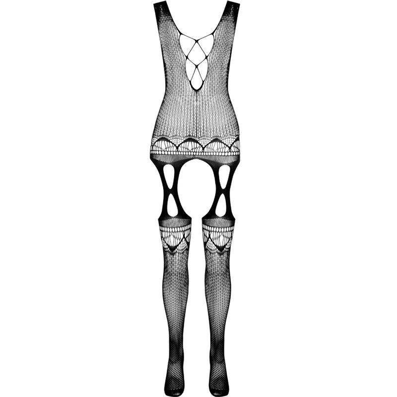 PASSION - BS099 WEISSER BODYSTOCKING, EINE GRÖSSE