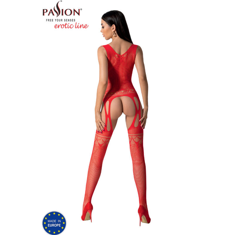 PASSION - BS099 BODYSTOCKING BLANC, TAILLE UNIQUE