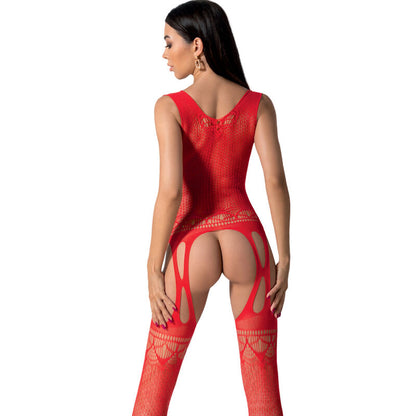 PASSION - BS099 WEISSER BODYSTOCKING, EINE GRÖSSE