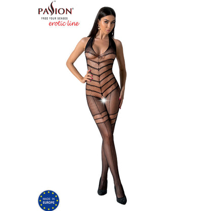 PASSION - BS100 WEISSER BODYSTOCKING, EINE GRÖSSE