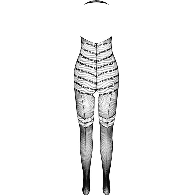 PASSION - BS100 WEISSER BODYSTOCKING, EINE GRÖSSE