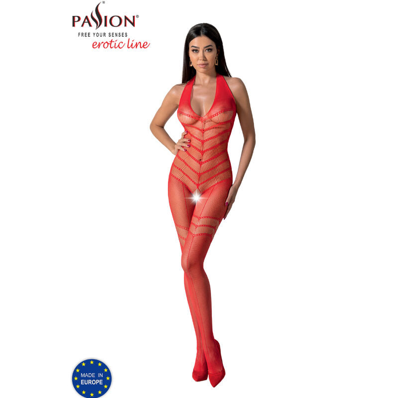 PASSION - BODYSTOCKING BLANC BS100, TAILLE UNIQUE