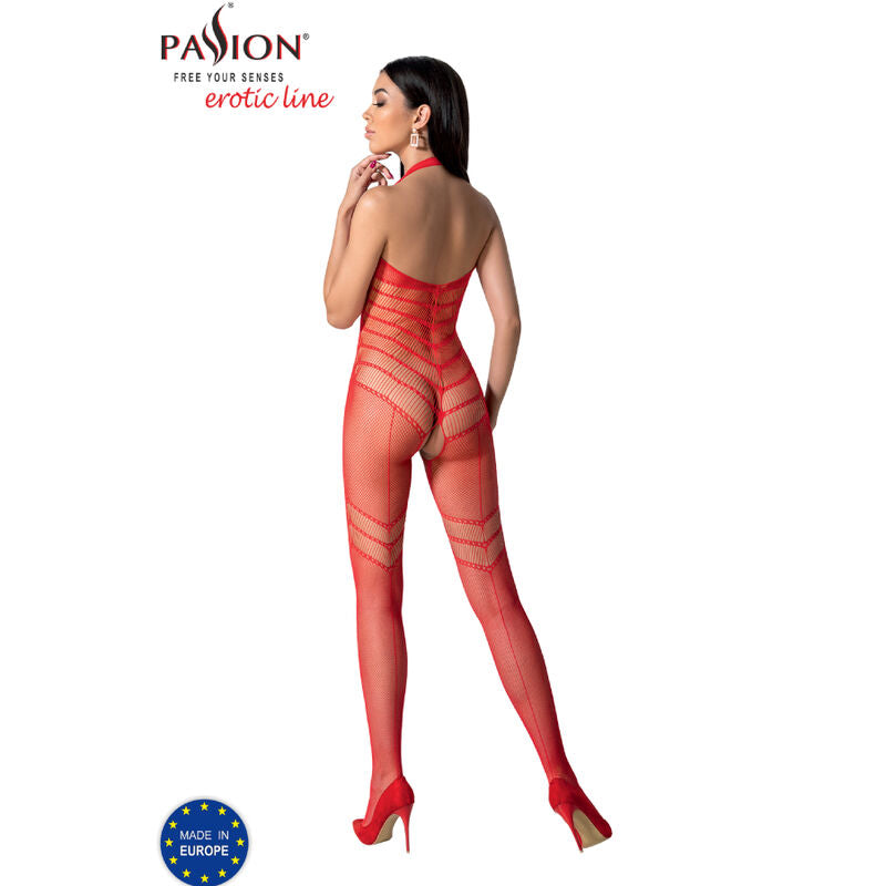 PASSION - BS100 WEISSER BODYSTOCKING, EINE GRÖSSE