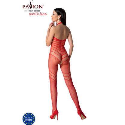 PASSION - BS100 WEISSER BODYSTOCKING, EINE GRÖSSE