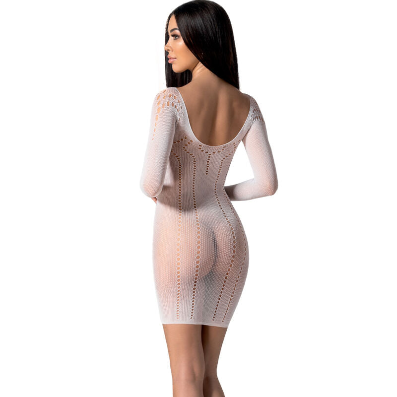 PASSIE - BS101 WITTE BODYSTOCKING, ÉÉN MAAT
