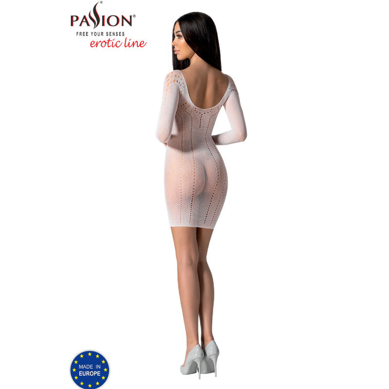 PASSIE - BS101 WITTE BODYSTOCKING, ÉÉN MAAT