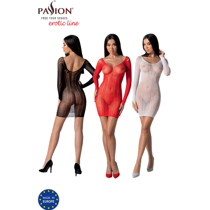 PASSIE - BS101 WITTE BODYSTOCKING, ÉÉN MAAT