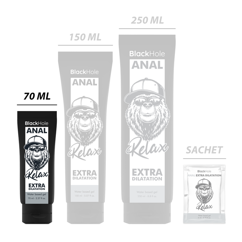 BLACK HOLE - ANALE DILATIEGEL OP WATERBASIS 70 ML