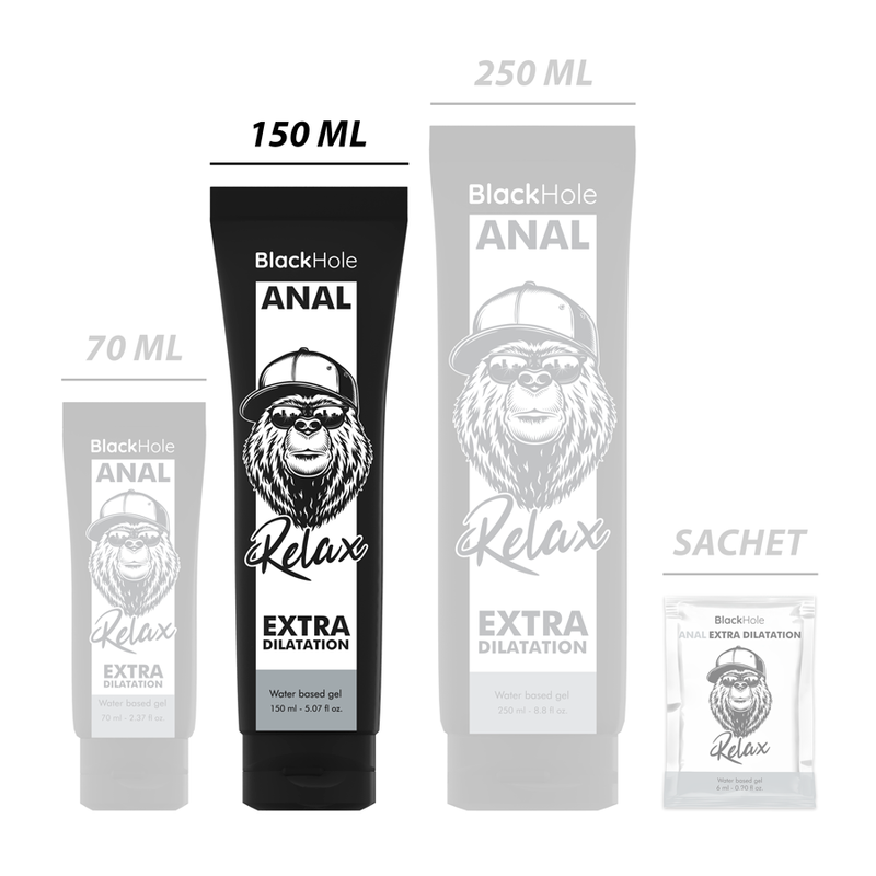 BLACK HOLE - ANALE DILATIEGEL OP WATERBASIS 150 ML