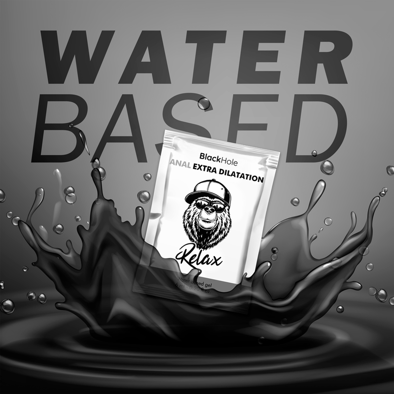 BLACK HOLE - GEL À BASE D'EAU EXTRA DILATANT 6 ML DOSE UNIQUE