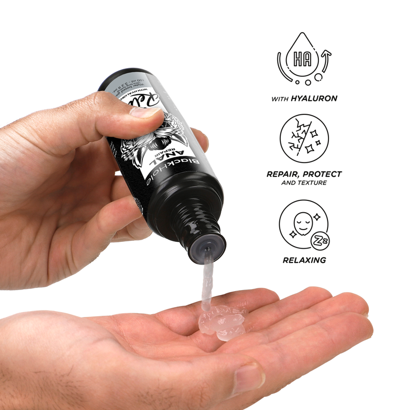 BLACK HOLE - ANAL REPAIR WATER-BASED RELAXATION WITH HYALURONIC ACID 100 ML