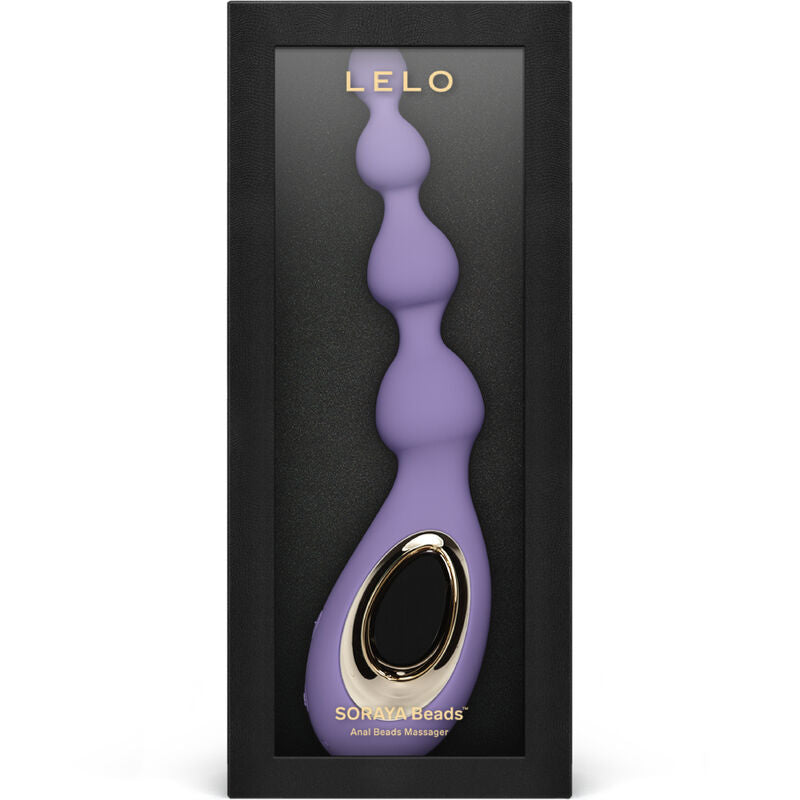 LELO - MASSEUR ANAL NOIR À PERLES SORAYA