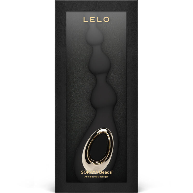 LELO - MASSEUR ANAL NOIR À PERLES SORAYA