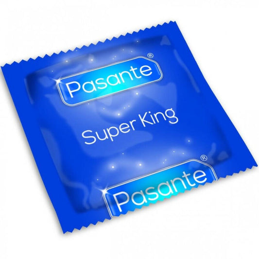 PASANTE - PRÉSERVATIFS TAILLE SUPER KING POUCH 144 UNITÉS