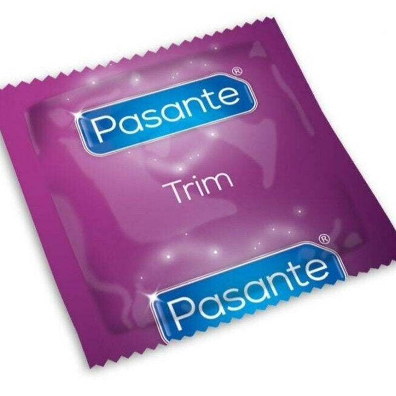 PASANTE - PRÉSERVATIFS TRIM CLOSER FIT POUCHES 144 UNITÉS
