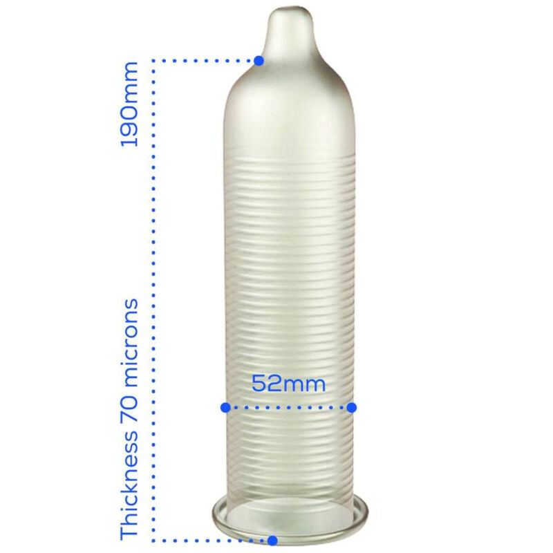 PASANTE - PRÉSERVATIFS À EFFET CHAUFFANT, PAQUET DE 144 UNITÉS