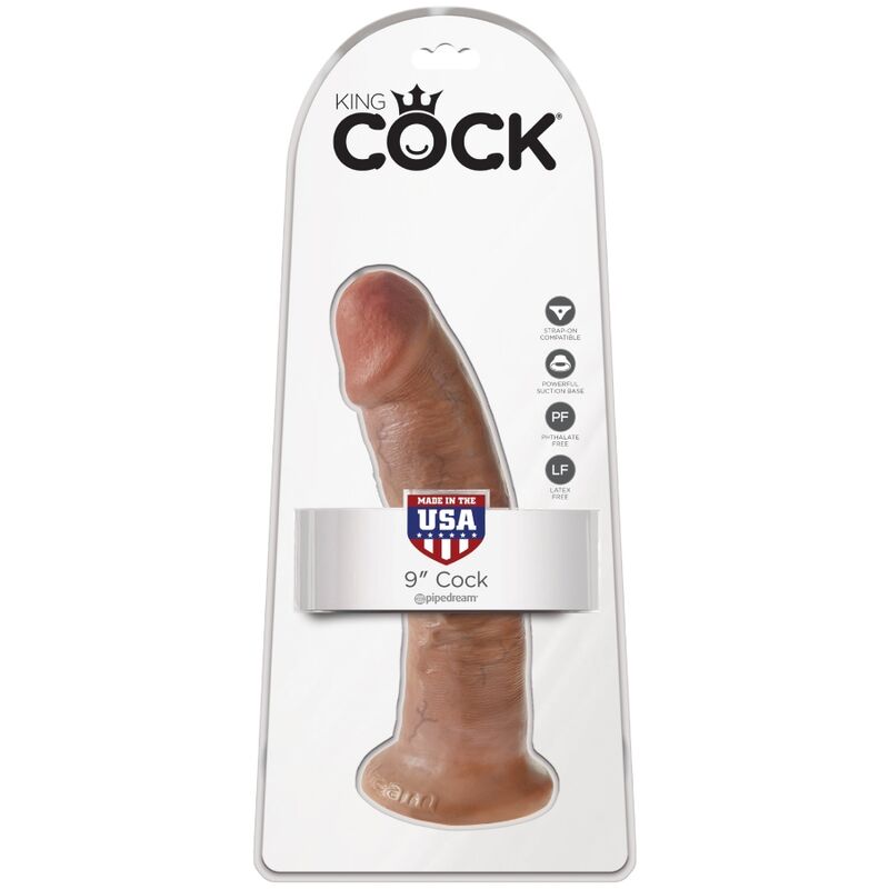 KING COCK - REALISTISCHE PENIS 21,7 CM CARAMEL