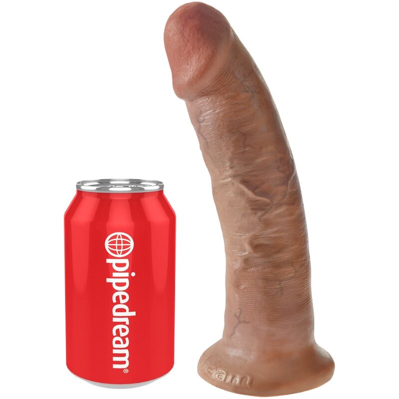KING COCK - REALISTISCHE PENIS 21,7 CM CARAMEL