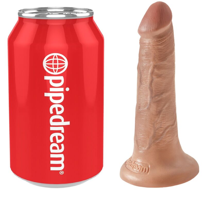 KING COCK - REALISTISCHE PENIS 12 CM CARAMEL