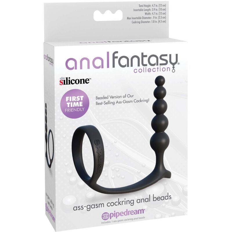 COLLECTION ANAL FANTASY ELITE - ANNEAU PÉNITENSIEUR À BOULES ANAL ET À GAZ