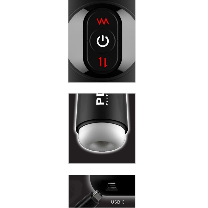 PDX ELITE - VIBRATEUR MOTO-MILKER STROKER